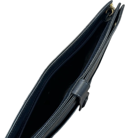 Salvatore Ferragamo Vintage Firenze 5 Navy Blue Paneled Crossbody Bag - Picture 9 of 12